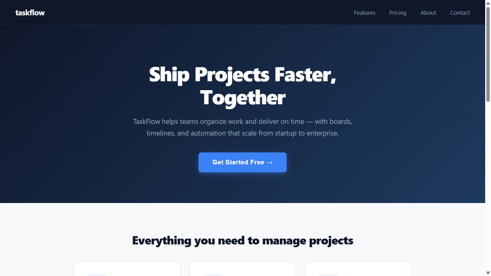 Tool C snapshot redesign of the ugly challenge page